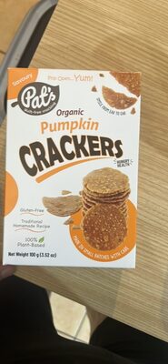 Organic Pumpkin Crackers