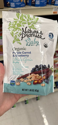 Organic Purple Carrot & Blueberry Whole Grain Puffs