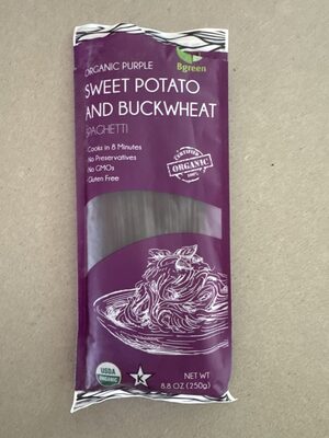 Organic Purple Sweet Potato And Buckwheat Spaghetti
