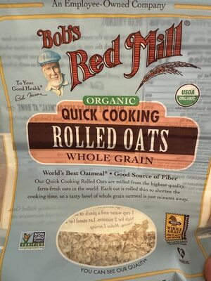 Organic Quick Cooking Rolled Oats