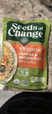 Organic Quinoa & Brown Rice with Garlic