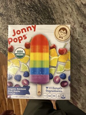Organic Rainbow Fruit Stacks