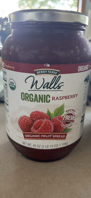 Organic Raspberry Fruit Spread