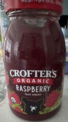 Organic Raspberry Fruit Spread