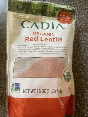 Organic Red Lentils