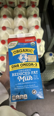 Organic Reduced Fat Milk