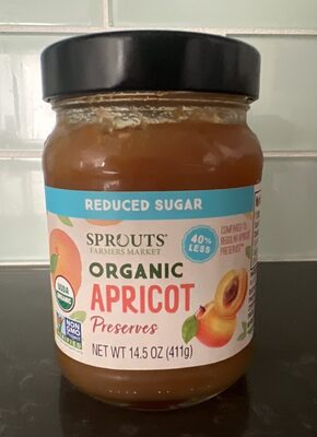 Organic Reduced Sugar Apricot Preserves