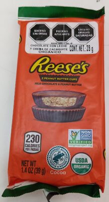 Organic Reese's Peanut Butter Cups