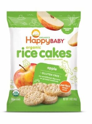 Organic Rice Cakes, Apple