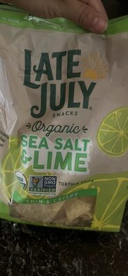 Organic Sea Salt & Lime Tortilla Chips