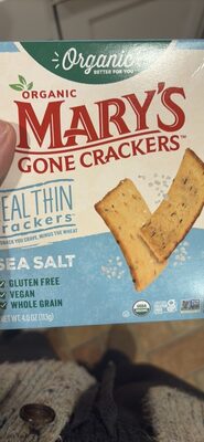Organic Sea Salt Thin Crackers