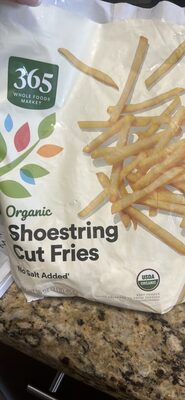 Organic Shoestring Cut Fries