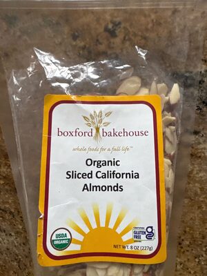 Organic Sliced California Almonds