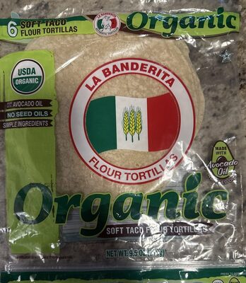 Organic Soft Taco Flour Tortillas