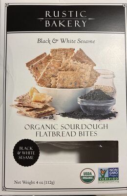 Organic sourdough flatbread bites