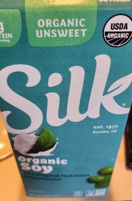 Organic Soy Milk: Unsweet