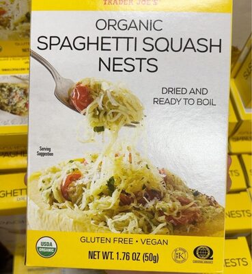 organic spaghetti squash nests