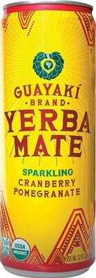 Organic Sparkling Cranberry Pomegranate Yerba Mate