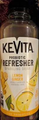 Organic Sparkling Probiotic Drink Lemon Ginger