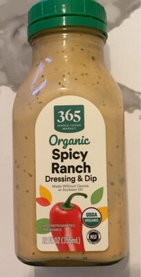 Organic Spicy Ranch Dressing & Dip