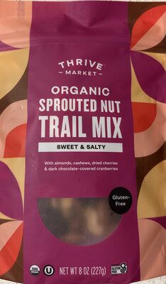 Organic Sprouted Nut Trail Mix Sweet & Salty