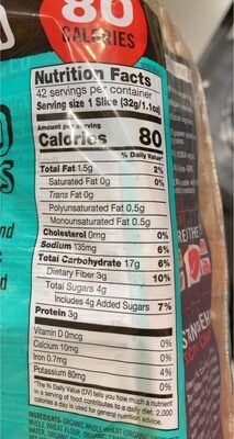 Organic Sprouted Whole Grains Thin-Sliced