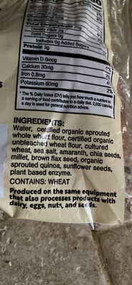 Organic Sprouted Whole Wheat