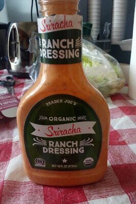 Organic sriracha ranch dressing
