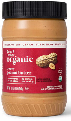 Organic Stir Creamy Peanut Butter
