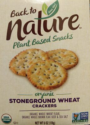 Organic Stoneground Wheat Crackers