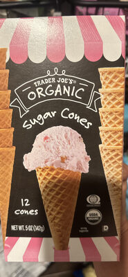 Organic Sugar Cones