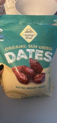Organic Sun-Dried Dates Pitted Deglet Nour