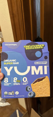 Organic Super Bar Blueberry