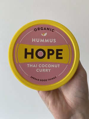 Organic Thai Coconut Curry Hummus