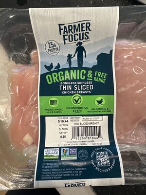 Organic Thin Sliced Chicken Breast