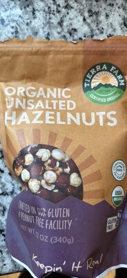 Organic Unsalted Hazelnuts