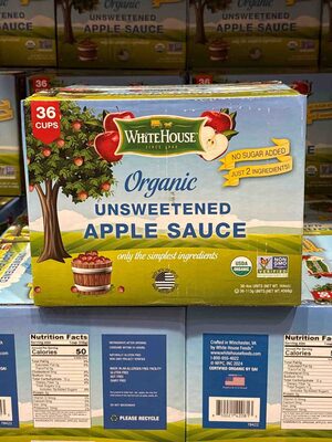 Organic Unsweetened Apple Sauce