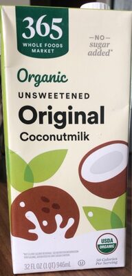 Organic unsweetened original coconutmilk