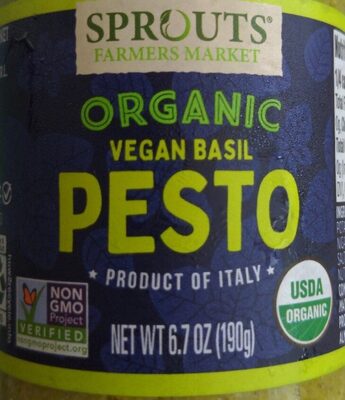 Organic Vegan Basil Pesto