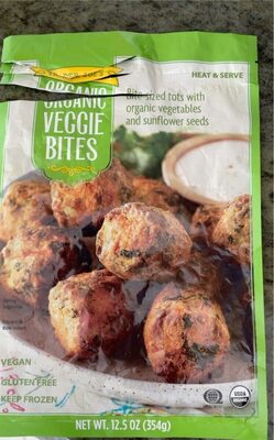 Organic veggie bites