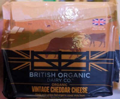 Organic Vintage Cheddar Cheese