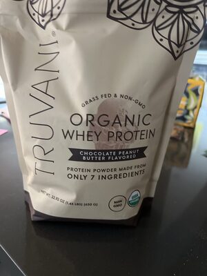 Organic Whey Protein Chocolate Peanut Butter Flavored