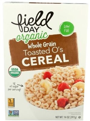 Organic Whole Grain Toasted O's Cereal