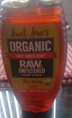 Organic Wildflower Honey Raw & Unfiltered Pure Honey