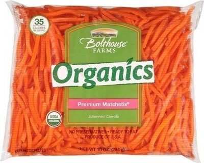 Organics julienned carrots