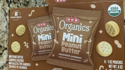 Organics Mini Peanut Butter Sandwich Crackers