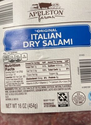 Original Italian Dry Salami