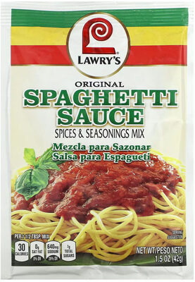 Original spaghetti sauce spices & seasonings mix, original spaghetti sauce