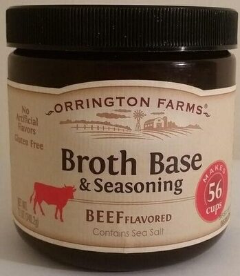 Orrington Farms, Broth Base & Seasoning, Beef Flavored