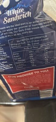 Our Daily Fresh White Sandwich